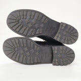 JIMMY CHOO レザー スタッズ付き エンジニアブーツ サイズ35 1/2 ブーツ ブラック レディース ジミーチュウ【中古】5-0313G◎