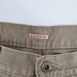 KAPITAL リメイク加工 コットン 3 L パンツ ベージュ レディース キャピタル【中古】5-0322G∞