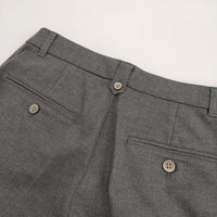 HUMAN WOMAN サイズSS 077-230917 スラックス センタープレス パンツ グレー レディース ヒューマンウーマン【中古】5-0707G△