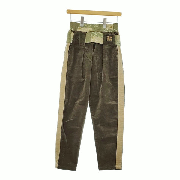 KAPITAL K1810LP168 サイズ1/S SIRLOIN STRETCH シモキタgogoパンツ コーデュロイ パンツ カーキ レディース キャピタル【中古】5-0128T♪