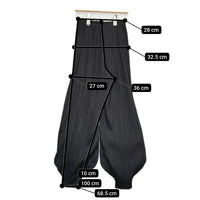 PLEATS PLEASE ISSEY MIYAKE PP04-JF811 プリーツ アラジンパンツ ジョガー パンツ ブラック レディース プリーツプリーズ【中古】5-0216M♪