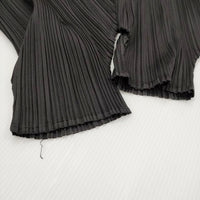 PLEATS PLEASE ISSEY MIYAKE PP04-JF811 プリーツ アラジンパンツ ジョガー パンツ ブラック レディース プリーツプリーズ【中古】5-0216M♪