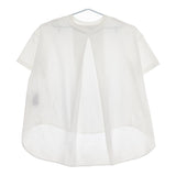 THE RERACS バックフレアTシャツ 21SS-RECS-304L チュニック コットン 半袖Ｔシャツ カットソー 2021SS ホワイト レディース ザリラクス【中古】5-0525S△