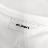 THE RERACS バックフレアTシャツ 21SS-RECS-304L チュニック コットン 半袖Ｔシャツ カットソー 2021SS ホワイト レディース ザリラクス【中古】5-0525S△