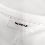 THE RERACS バックフレアTシャツ 21SS-RECS-304L チュニック コットン 半袖Ｔシャツ カットソー 2021SS ホワイト レディース ザリラクス【中古】5-0525S△