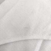 THE RERACS バックフレアTシャツ 21SS-RECS-304L チュニック コットン 半袖Ｔシャツ カットソー 2021SS ホワイト レディース ザリラクス【中古】5-0525S△
