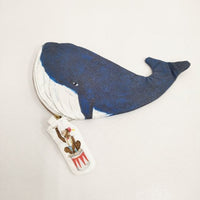 R&D.M.Co- 未使用品 TRICKSTER POUCH クジラ 鯨 小物入れ ポーチ ブルー レディース オールドマンズテーラー【中古】5-0827G∞
