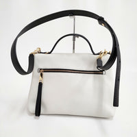 MARC JACOBS THE TWO FOLD 2WAY M0014827 ショルダーバッグ ホワイト ブラック レディース マークジェイコブス【中古】5-0210G◎