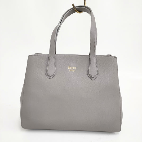 KEITH 新品 合成皮革 トートバッグ グレージュ レディース キース【中古】5-0804G◎