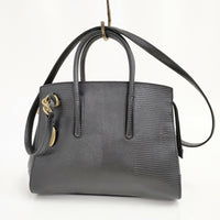 TOFF&LOADSTONE 2WAY ショルダーバッグ ハンドバッグ ブラック レディース トフアンドロードストーン【中古】5-0804G◎