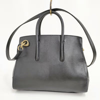 TOFF&LOADSTONE 2WAY ショルダーバッグ ハンドバッグ ブラック レディース トフアンドロードストーン【中古】5-0804G◎