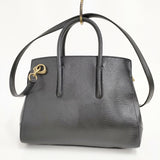 TOFF&LOADSTONE 2WAY ショルダーバッグ ハンドバッグ ブラック レディース トフアンドロードストーン【中古】5-0804G◎