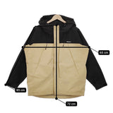 MILKFED. 103203021029 BACK LOGO MOUNTAIN PARKA サイズM マウンテンパーカー ベージュ ブラック レディース ミルクフェド【中古】5-0128T♪