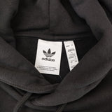 adidas 3-STRIPES HOODIE オリジナルス h06677 サイズL プルオーバー 裏起毛 パーカー ブラック メンズ アディダス【中古】5-0128T♪