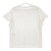Jines フリル袖 サイズ38 81829708-TR-1A コットン 半袖Ｔシャツ カットソー ホワイト レディース ジネス【中古】5-0525S△