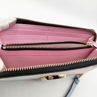 MARC JACOBS 未使用品 ラウンドファスナー 小銭入れあり 長財布 マルチカラー レディース マークジェイコブス【中古】5-0330G∞