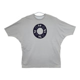 PLAIN PEOPLE plainless ロング オーバーサイズ スウェット 半袖Ｔシャツ カットソー ライトブルー レディース プレインピープル【中古】5-0517S∞