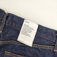 CIOTA インディゴスビンコットン13.5ozストレートデニム NPTL-1STB ジーンズ デニムパンツ ネイビー レディース シオタ【中古】5-0322G∞