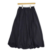 UNITED ARROWS シルク混バルーンスカート 1524-162-5205 ロングスカート 濃紺 ネイビー レディース ユナイテッドアローズ【中古】5-0403M∞