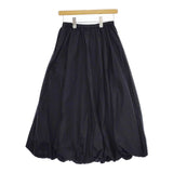 UNITED ARROWS シルク混バルーンスカート 1524-162-5205 ロングスカート 濃紺 ネイビー レディース ユナイテッドアローズ【中古】5-0403M∞