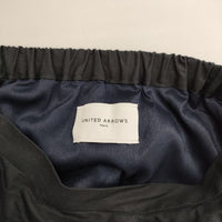 UNITED ARROWS シルク混バルーンスカート 1524-162-5205 ロングスカート 濃紺 ネイビー レディース ユナイテッドアローズ【中古】5-0403M∞