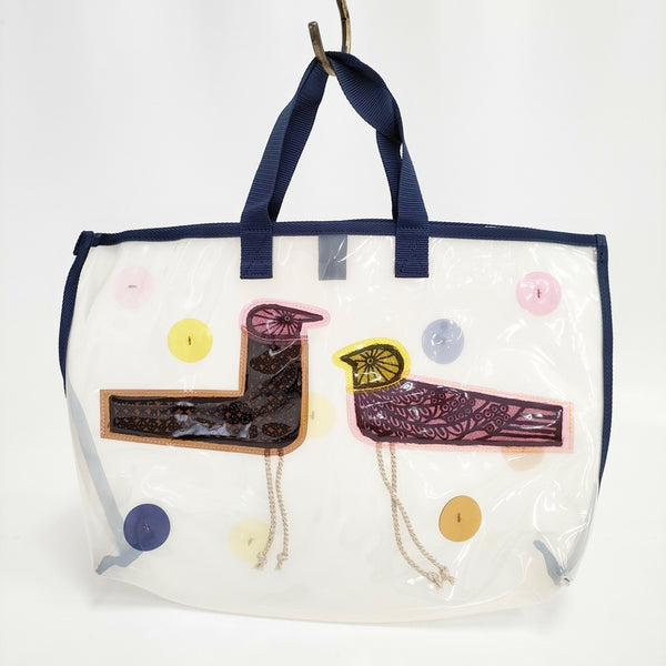 mina perhonen 未使用品 mingling ビニールバッグ プールバッグ トートバッグ 多色 レディース ミナペルホネン【中古】5-0804S◎