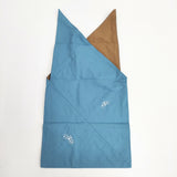 mina perhonen 新品 東京スカイツリー MEMORY TOTE BAG リバーシブル トートバッグ ブルー ブラウン レディース ミナペルホネン【中古】5-0804G◎