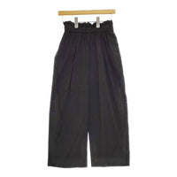 JOURNAL STANDARD ウォッシャブルコットンリネンVISワイドパンツ 定価16500円 パンツ 23SS ブラック レディース ジャーナルスタンダード【中古】5-0403M∞