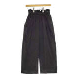JOURNAL STANDARD ウォッシャブルコットンリネンVISワイドパンツ 定価16500円 パンツ 23SS ブラック レディース ジャーナルスタンダード【中古】5-0403M∞