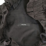 JOURNAL STANDARD ウォッシャブルコットンリネンVISワイドパンツ 定価16500円 パンツ 23SS ブラック レディース ジャーナルスタンダード【中古】5-0403M∞