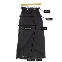 JOURNAL STANDARD ウォッシャブルコットンリネンVISワイドパンツ 定価16500円 パンツ 23SS ブラック レディース ジャーナルスタンダード【中古】5-0403M∞