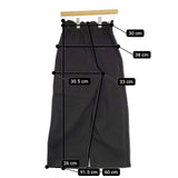 JOURNAL STANDARD ウォッシャブルコットンリネンVISワイドパンツ 定価16500円 パンツ 23SS ブラック レディース ジャーナルスタンダード【中古】5-0403M∞
