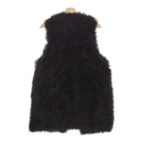 JOURNAL STANDARD エコファーベスト 定価16500円 ベスト 23AW ブラック レディース ジャーナルスタンダード【中古】5-0205T♪