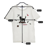R&D.M.Co- BLACK WOLF T-SH ブラックウルフ 半袖Ｔシャツ カットソー ホワイト レディース オールドマンズテーラー【中古】5-0517S∞