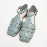 Odette e' Odile UNITED ARROWS グルカサンダル サイズ24 1/2 サンダル ライトグリーン レディース オデットエオディール【中古】5-0714S◎