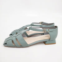 Odette e' Odile UNITED ARROWS グルカサンダル サイズ24 1/2 サンダル ライトグリーン レディース オデットエオディール【中古】5-0714S◎