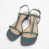 Odette e' Odile UNITED ARROWS Tストラップサンダル サイズ24 1/2 サンダル グリーン レディース オデットエオディール【中古】5-0714S◎