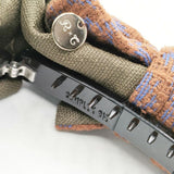 COMPLEX BIZ リボン バレッタ ブラウン カーキ レディース コンプレックスビズ【中古】5-0330G∞