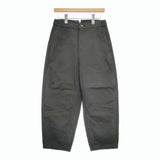 MHL. DRY NATURAL COTTON TWILL 595-4243501 サイズ2 パンツ 24SS チャコールグレー レディース エムエイチエル【中古】5-0311M♪