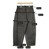 MHL. DRY NATURAL COTTON TWILL 595-4243501 サイズ2 パンツ 24SS チャコールグレー レディース エムエイチエル【中古】5-0311M♪
