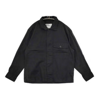 MHL. LIGHT COTTON CHINO 596-2250505 コットン シャツJKT ジャケット 22AW ブラック メンズ エムエイチエル【中古】5-0731M∞