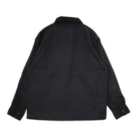 MHL. LIGHT COTTON CHINO 596-2250505 コットン シャツJKT ジャケット 22AW ブラック メンズ エムエイチエル【中古】5-0731M∞