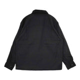 MHL. LIGHT COTTON CHINO 596-2250505 コットン シャツJKT ジャケット 22AW ブラック メンズ エムエイチエル【中古】5-0731M∞