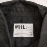 MHL. LIGHT COTTON CHINO 596-2250505 コットン シャツJKT ジャケット 22AW ブラック メンズ エムエイチエル【中古】5-0731M∞