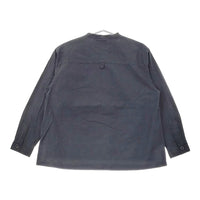 MHL. 595-2253504 BRUSHED COTTON PLAINWEAVE サイズ2 プルオーバー 長袖シャツ 22SS ネイビー レディース エムエイチエル【中古】5-0411M♪
