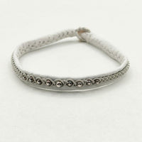 saami crafts Bjork別注 レザー ブレスレット ホワイト レディース サーミクラフツ【中古】5-0330G∞