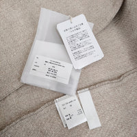 the last flower of the afternoon 陽射しの影 sleeveless tablier robe ローブ ワンピース ベージュ レディース ラストフラワー【中古】5-0608S♪