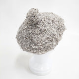 mina perhonen/hitomi shinoyama sh0160 定価22000円 帽子 ベレー帽 ライトグレー レディース ミナペルホネン/ヒトミ シノヤマ【中古】5-1023T◎