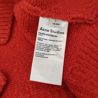 ACNE STUDIOS FN-WN-KNIT00164 サイズS ウールカシミヤ セーター ニット レッド レディース アクネストゥディオズ【中古】5-0205T♪