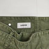 SINME グルカパンツ サイズ27 コットン パンツ カーキ レディース シンメ【中古】5-0731G∞